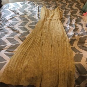 Old navy sundress maxi dress NWT yellow floral S